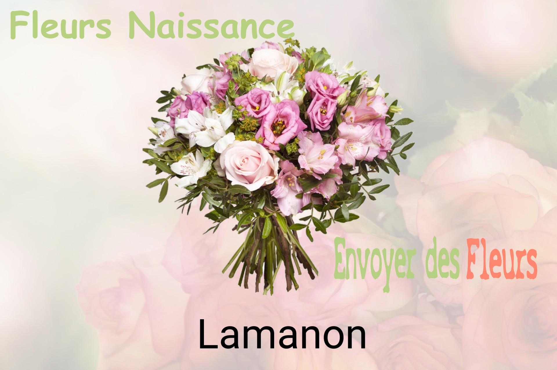 Bouquet de fleurs de naissance livré à Lamanon